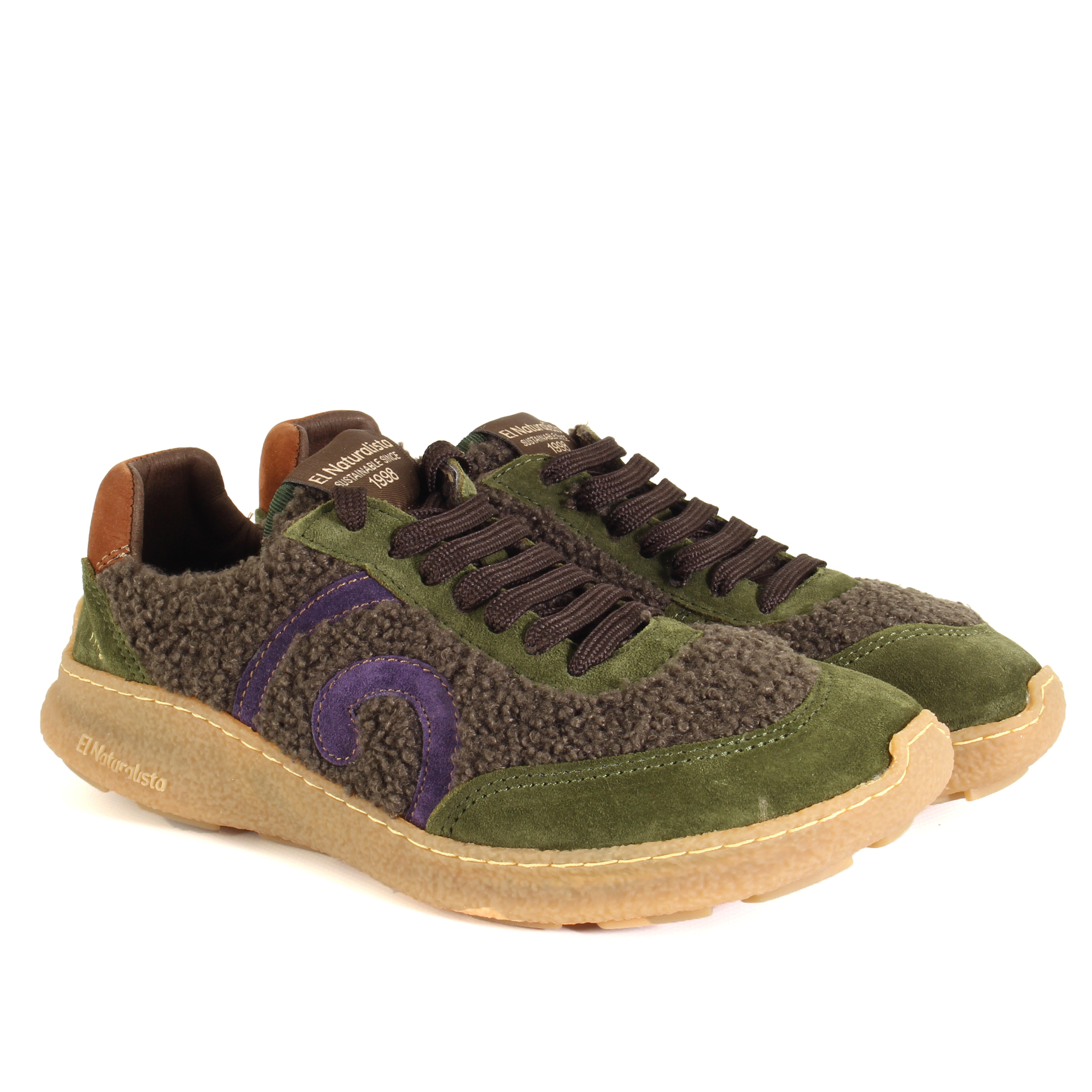 357407 Sneaker N5435B Multicolor, Verde